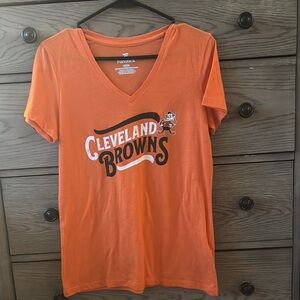 Fanatics Orange Fitted Cleveland Browns T-Shirt